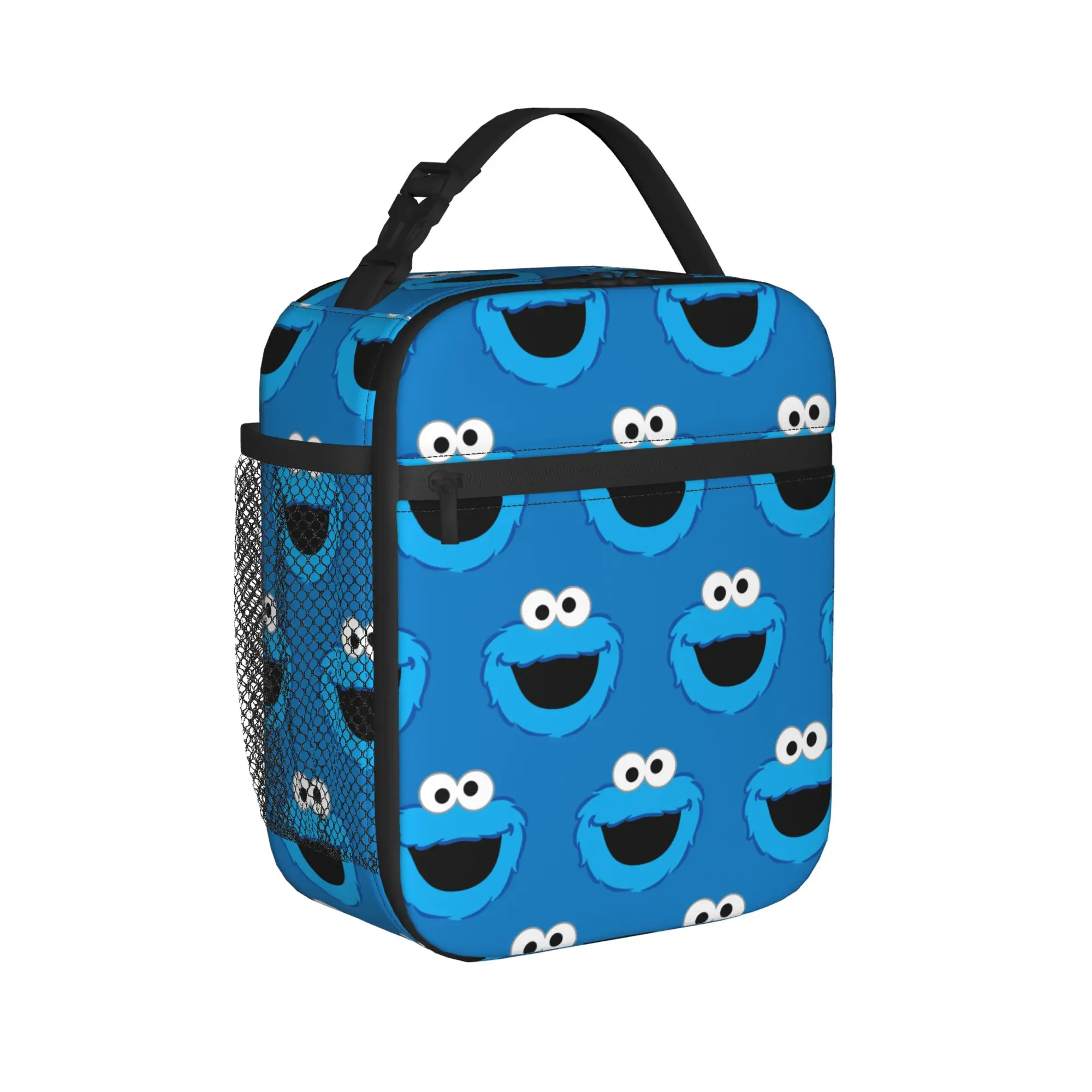Cookies Monsters Thermal Insulated Lunch Bag for Picnic  Portable Food Bag Thermal Cooler Lunch Boxes