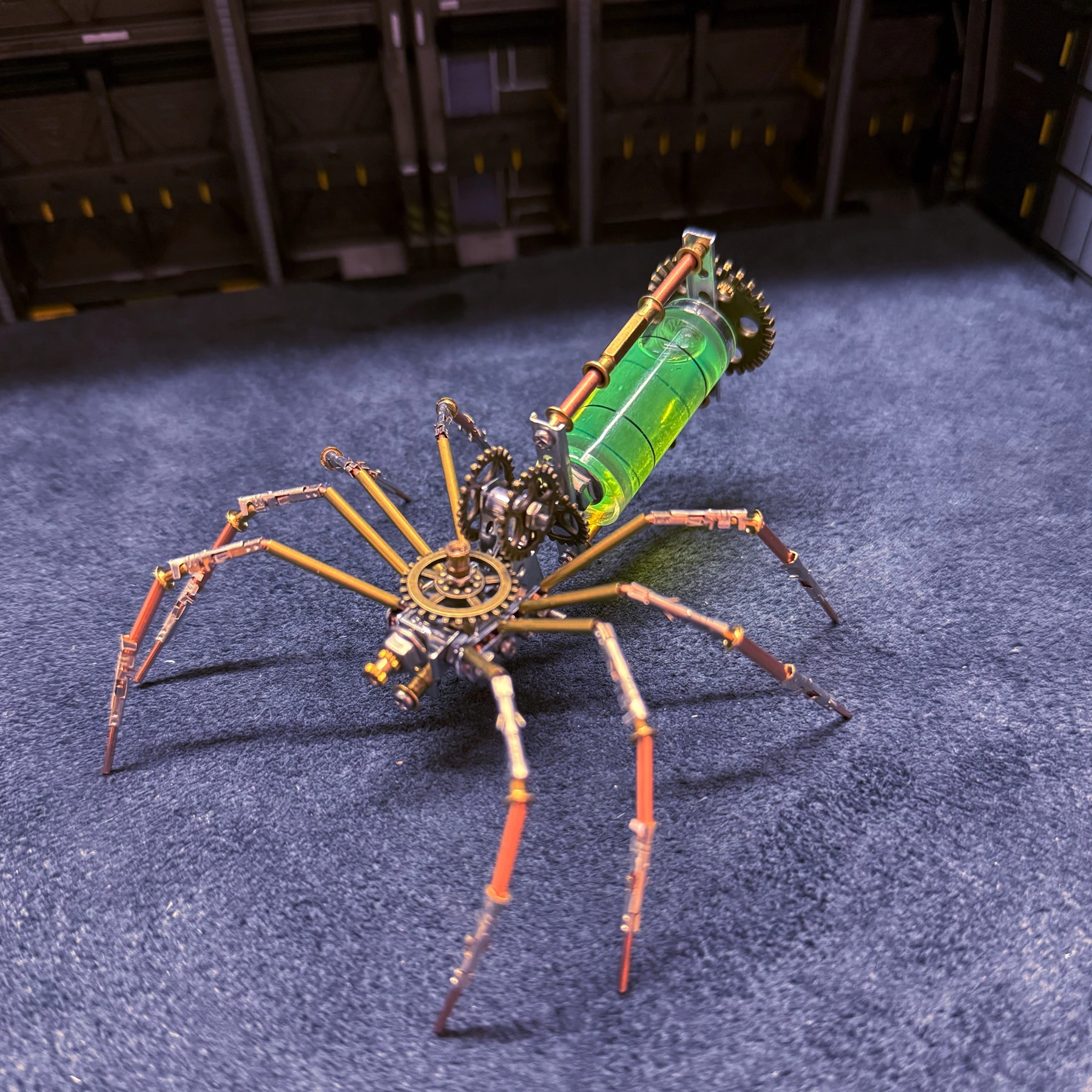 DIY Biochemical Spider Metal Model Kit Cyberpunk Mechanical Insects Assembly Toy Gift - 100pcs+