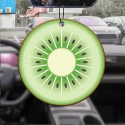 Car Fruit Air Freshener Pendant Lemon Painting Refresh Air Fragrant Long-lasting Fruit Series Decor Scents For Car Office