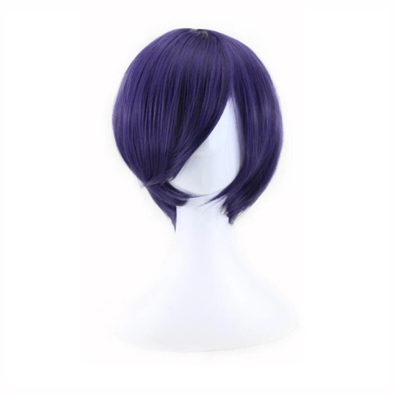 Tóquio ghoul touka kirishima peruca cosplay traje kirishima toka feminino curto cabelo sintético dia das bruxas + peruca boné