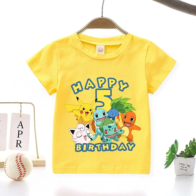 Хлопковая-футболка-с-изображением-покемонов-одежда-для-мальчиков-и-девочек-футболки-с-принтом-Пикачу-и-Иви-летние-топы-для-малышей-одежда-на-день-рождения-подарок