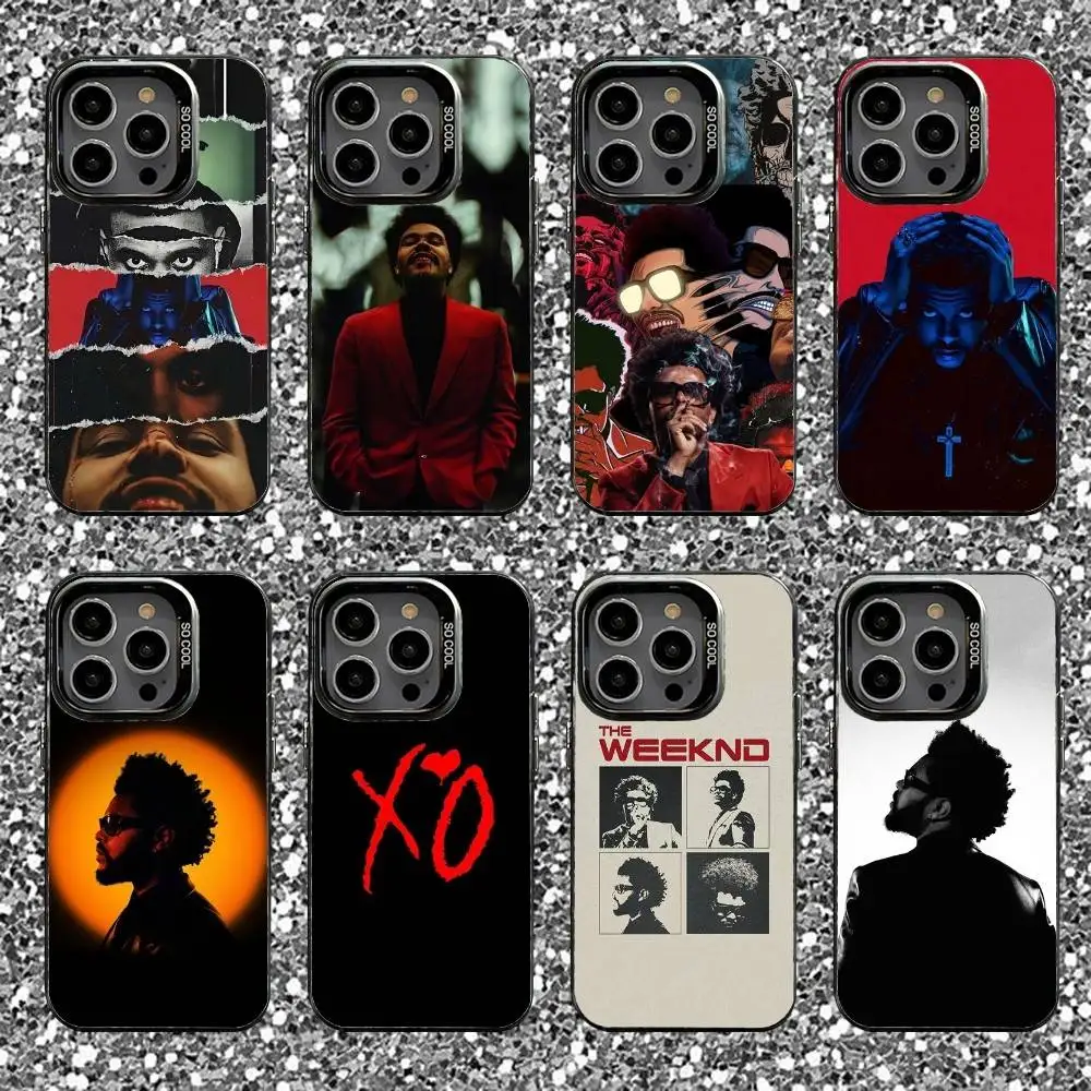 

Singer The W-Weeknd Phone Case For iPhone 16,15,14,13,12,11,Pro,XS,Max,Plus,Mini,SE Black Candy Matte Shockproof Cover