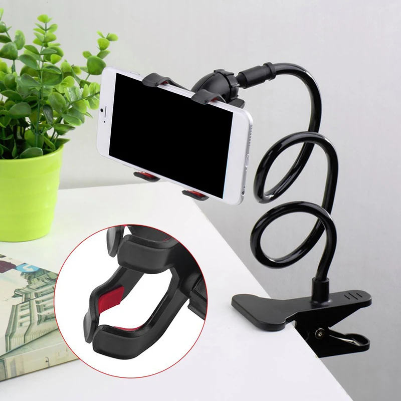 

Universal Mobile Phone Holder Flexible Lazy Holder Adjustable Cell Phone Clip Home Bed Desktop Mount Bracket Smartphone Stand