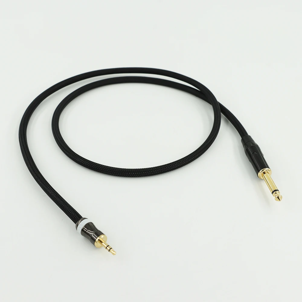 

Canare L-4E6S Star-Quad Instrument Cable: 3.5mm TS to 6.5mm TS Mono Interconnect for Guitar, E-Drums & iPad​