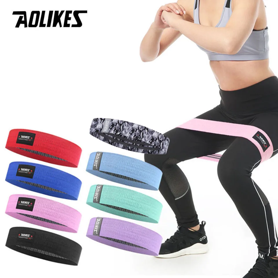 AOLIKES Unisex Booty Band Hip Circle Loop Resistance Band Workout Exercise for Legs Thigh Glute Butt Squat Bands Non-slip Design