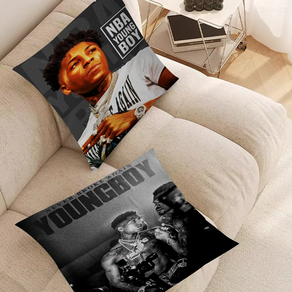 Youngboy Never Broke Again Pillow Anime Pillow Sofa Bed Head Pillow Cover Cushion Cover 45x45 Cm Fashion