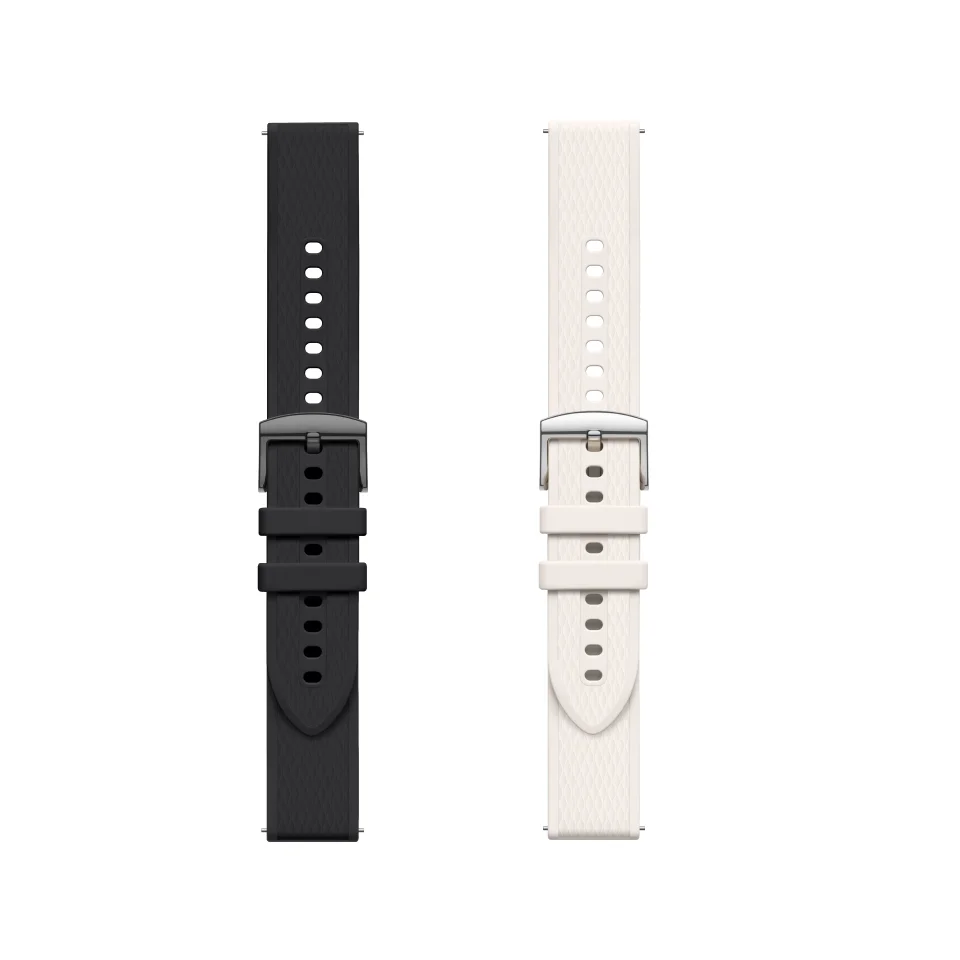 Original OnePlus 18mm FKM Fluorelastomer Schnellwechsel-Uhrenarmband für OnePlus Watch3 43mm