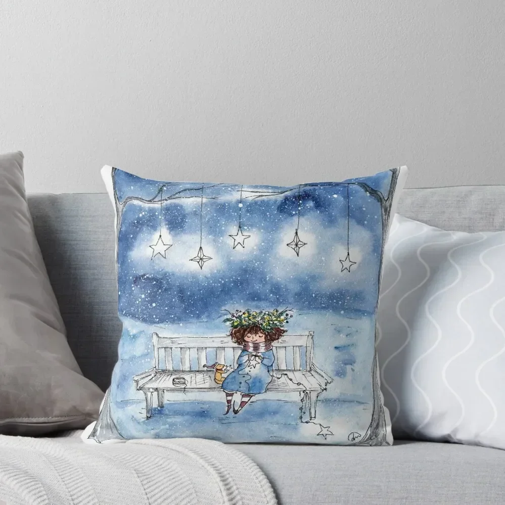 

Christmas night Throw Pillow Bed pillowcases Sofa Cushions Covers Embroidered Cushion Cover Luxury Pillow Case pillow