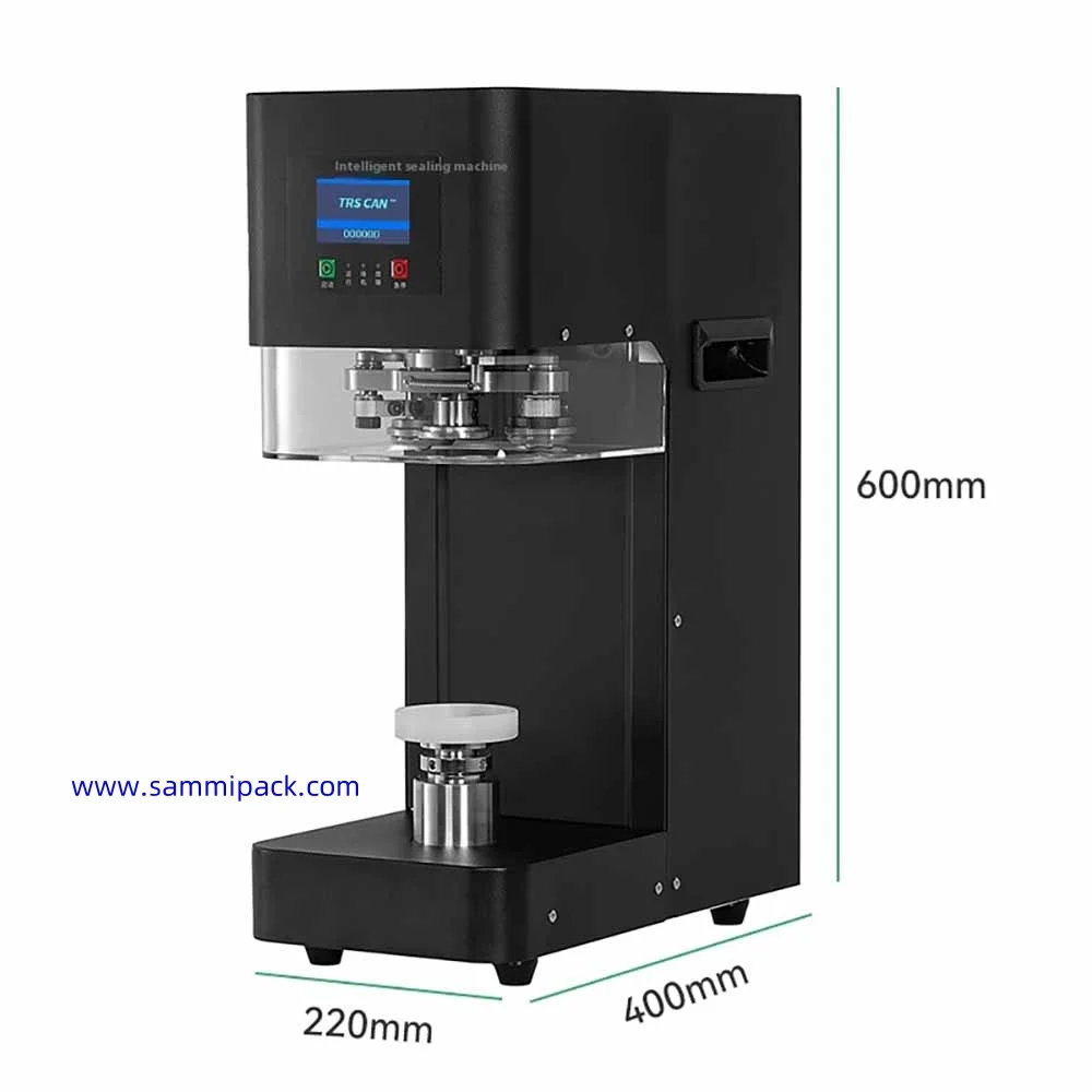 2025 Semi Automatic Plastic Can Seamer Machine Beer Can Lid Seamer Machine Tin Can Pressure Sealing Machine for Soda Bubble Tea