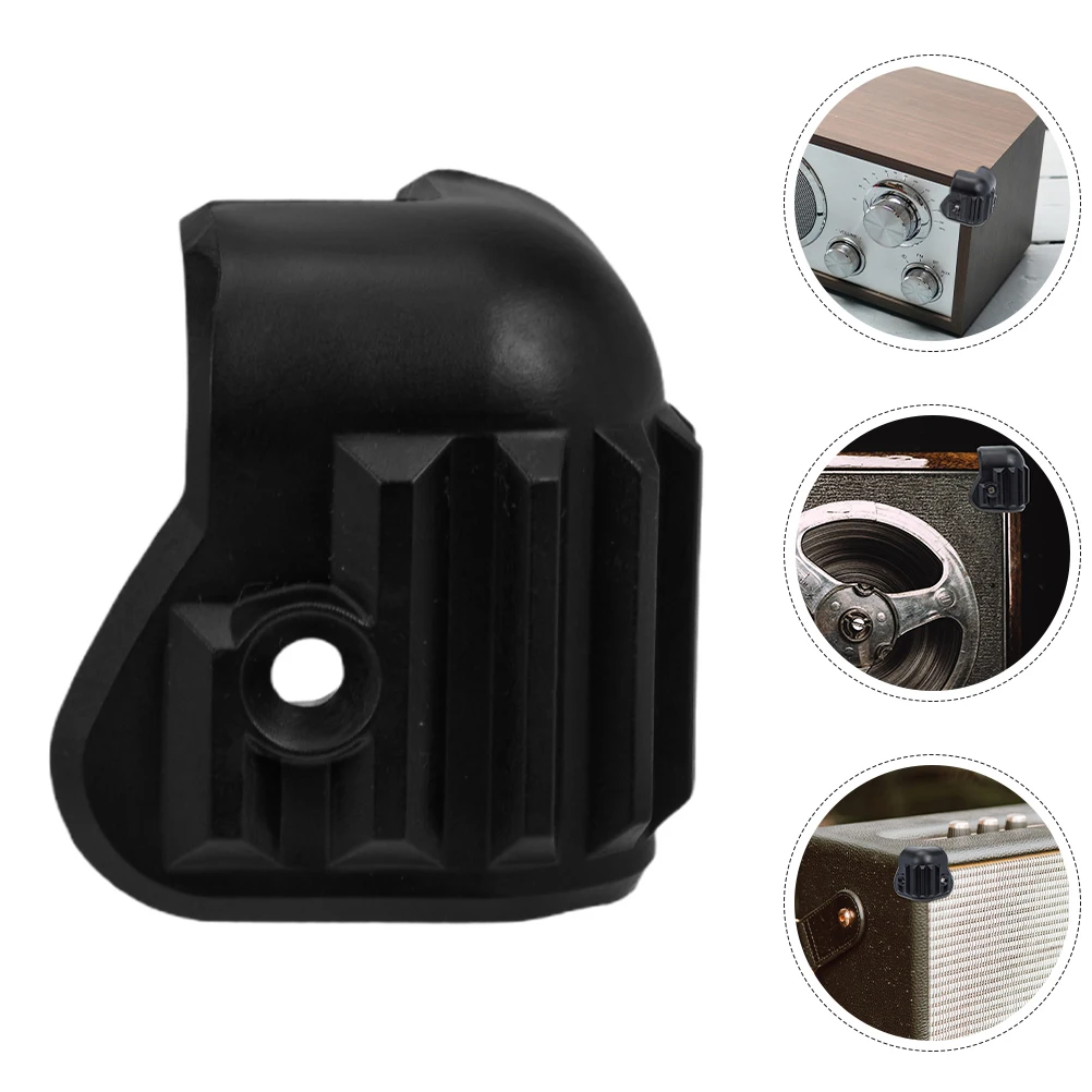 

Speaker Wrap Angle Black Plastic Protective Cover Shock Absorption Box Corner Guard Stage Easy Installation Speaker Edge