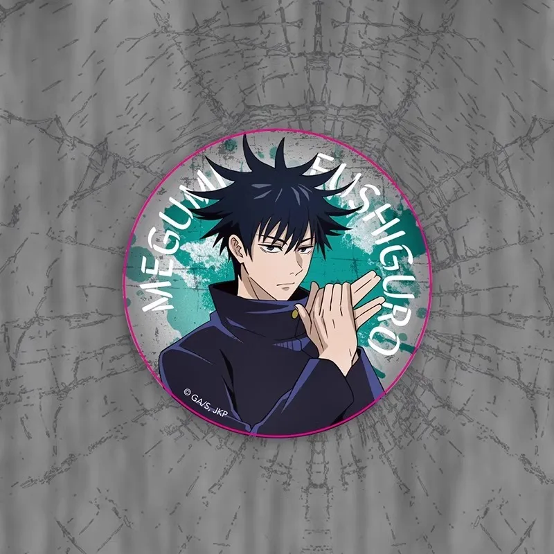 주술회전 배지 고죠 사토루 후시구로 메구미 이타도리 유지 스쿠나 더블 플래시 핀 애니메이션 굿즈 수집용 선물