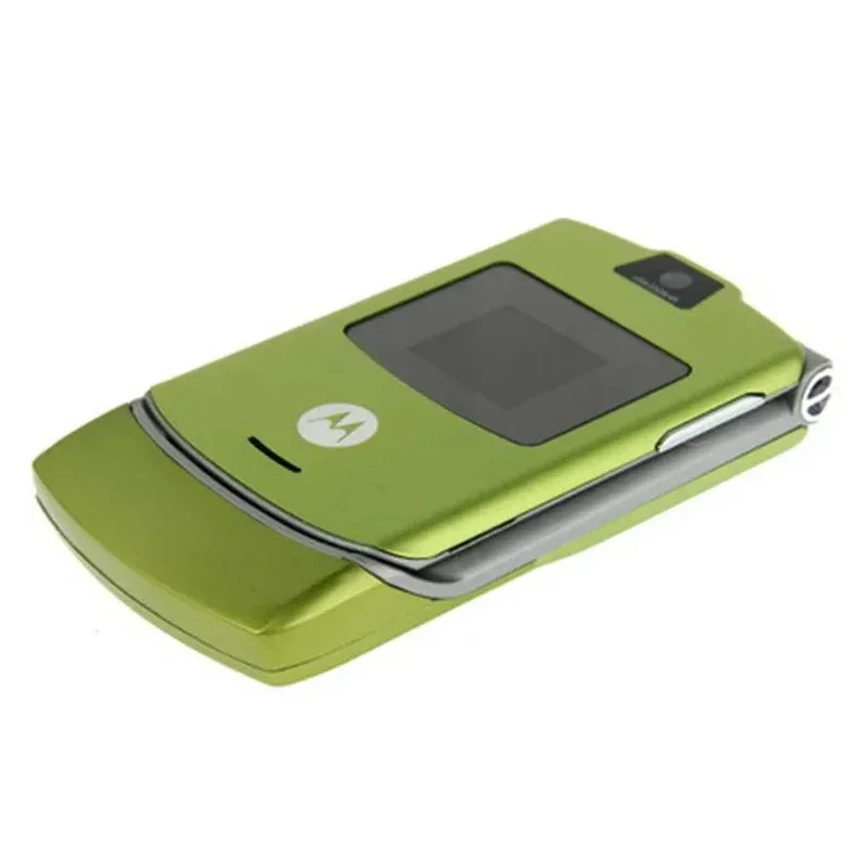 90% MOTOROLA RAZR V3 Refurbished-Original Unlocked Clamshell Bluetooth Mobile Phone GSM 850/900/1800/1900 USB Charge Cell Phone