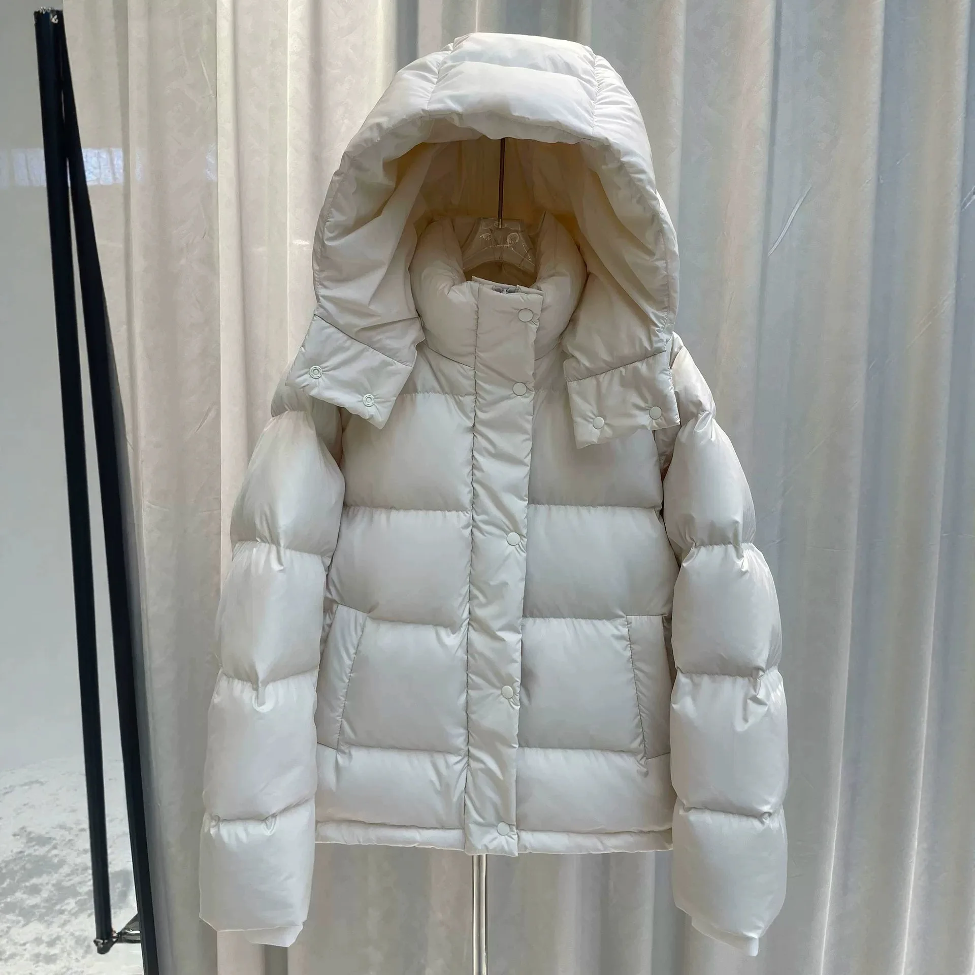 2026 New Autumn Winter Jacket Women Fashion Lightweight Hooded Down Cotton Coat Female Loose Casual Warm Parkas Outerwear