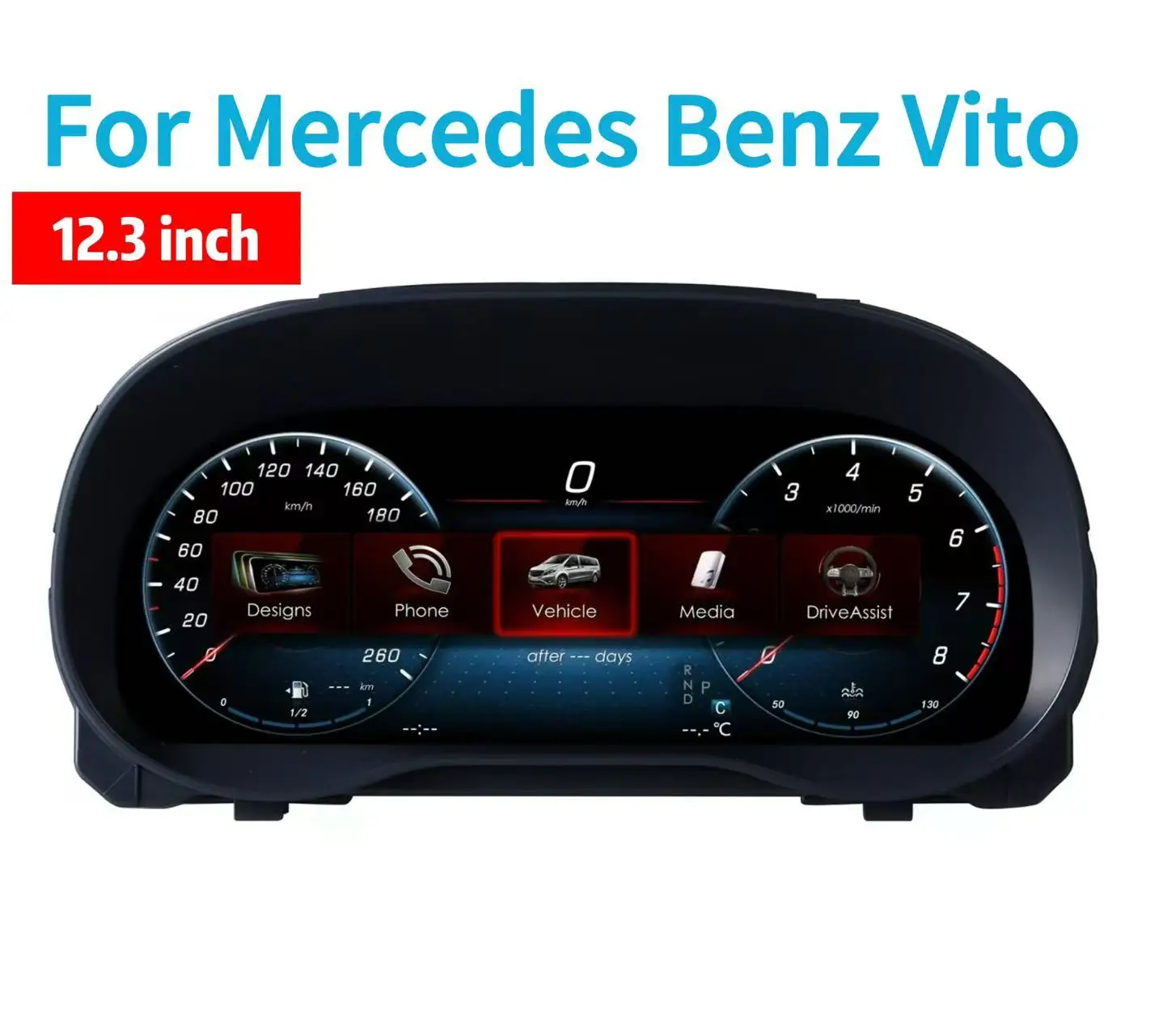 

Автомобильная ЖК-цифровая приборная панель для Mercedes Benz Vito W447 2016-2024