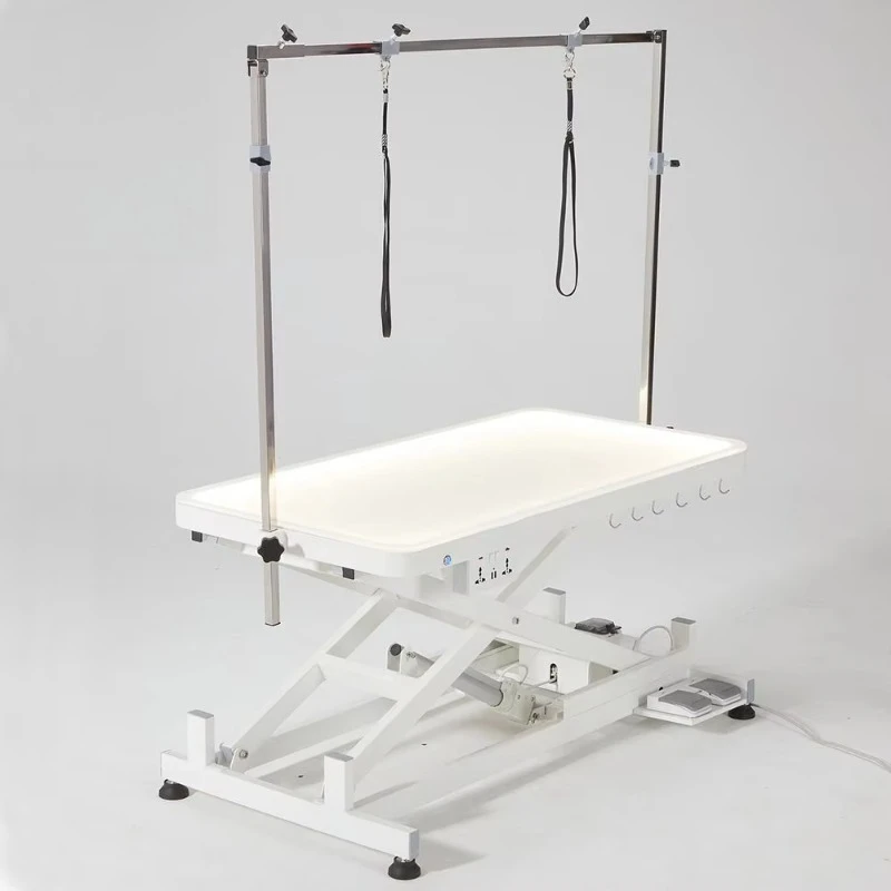

2026 Adjustable Electric Grooming Table for Large Cats Dogs Portable Foldable Stainless Steel Convenient Salon Use