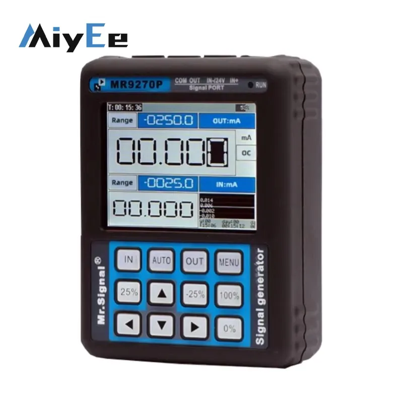MR9270P 4-20mA Portable High Precision Signal Generator Valve Debugging 24V Power Supply for PLC
