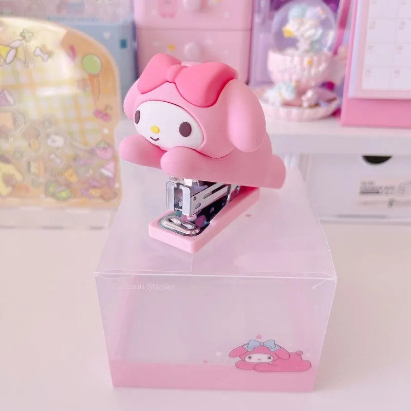 Hello Kitty Cinnamon Roll Stapler Sanrio School Supplies Anime Cute Small Stapler Office Stationery Kawaii Desk Accessories Gift