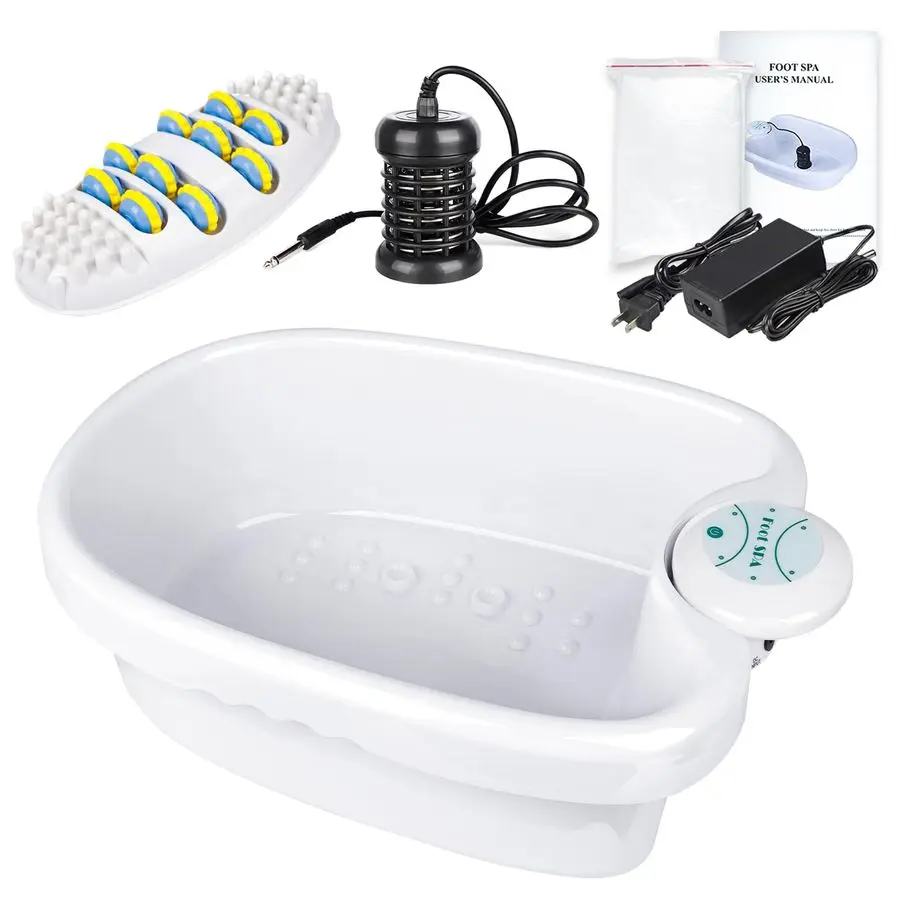 

Foot Bath Detox Machine, Feet Detox Machine for Home Use, Home Salon Spa for Deep Relaxtion with Foot Massager Roller