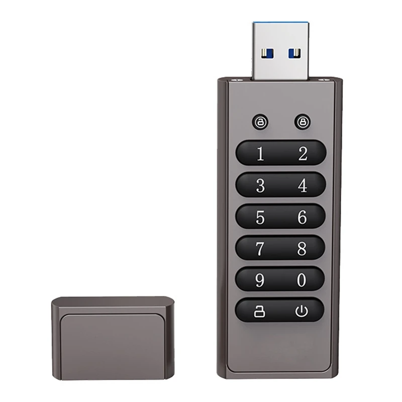 USB Flash Drive Digital Encryption Drive Memory Stick Hardware Encryption USB3.0 U Disk Privacy Protection