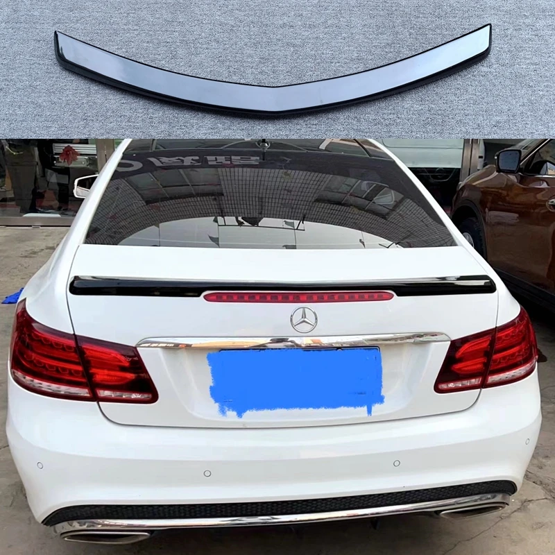 For Mercedes Benz E-Class W207 C207 E200 300 350 E550 2Door Coupe Rear Trunk Lid Boot Ducktail Lip Spoiler 2009 To 2017