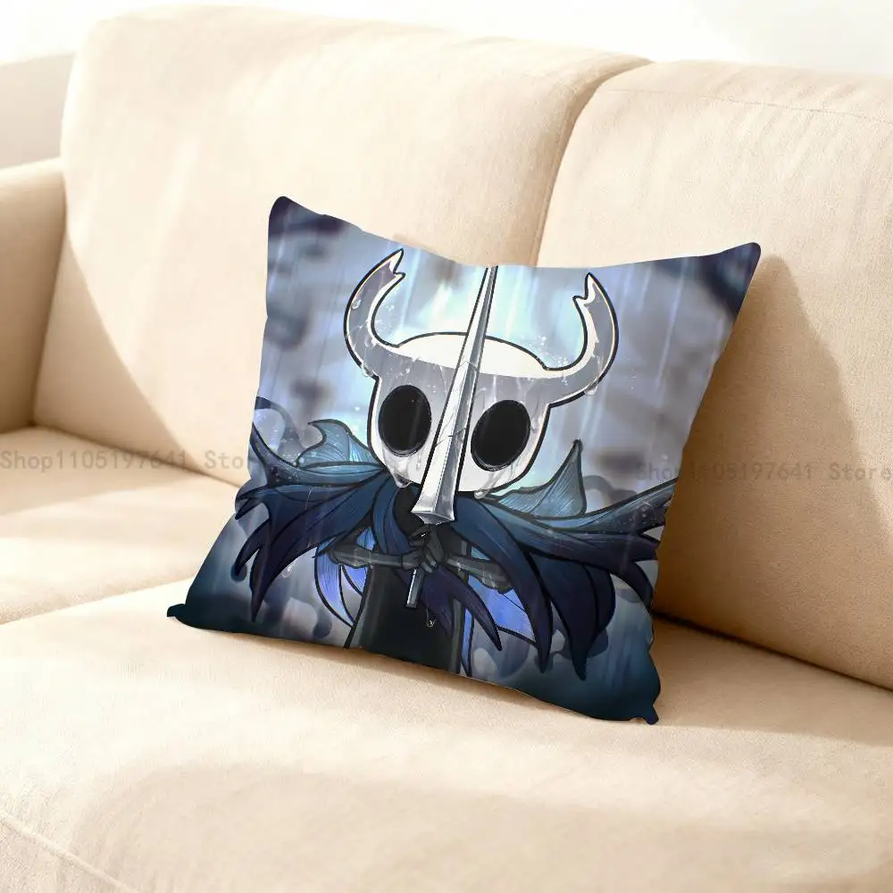 

S-Silksong Hollow Knight Pillow Case For Sofa Decor Car Office Room Printing Cushion Cover Decorations and Protector