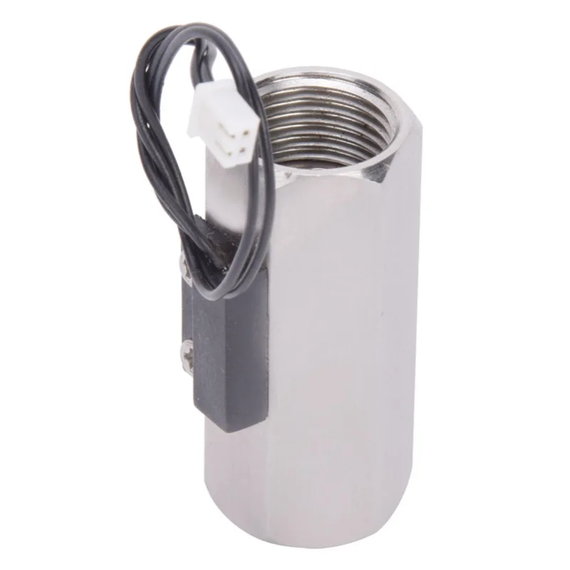 Water Flow Switch Sensor 304 Stainless Steel  High Accuracy FS-01 G1/2in Double Female Thread