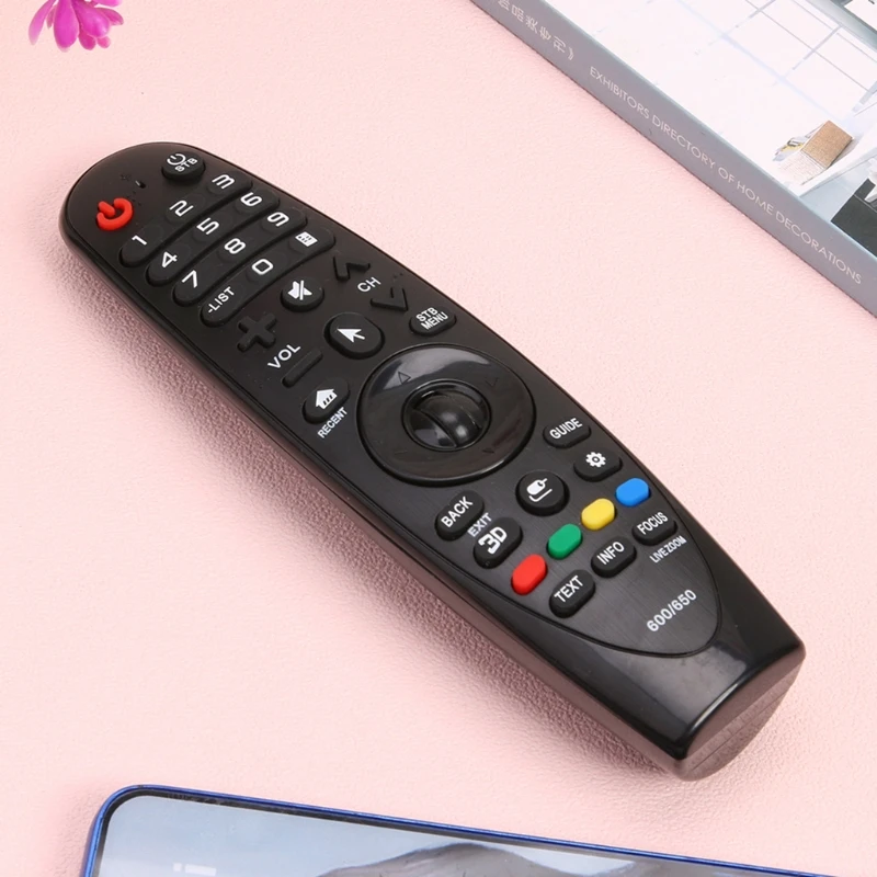 for Replacement Universal Remote Control for Magic AN-MR600 AN-MR650 42LF652v 49UH619V Black Remote Controller