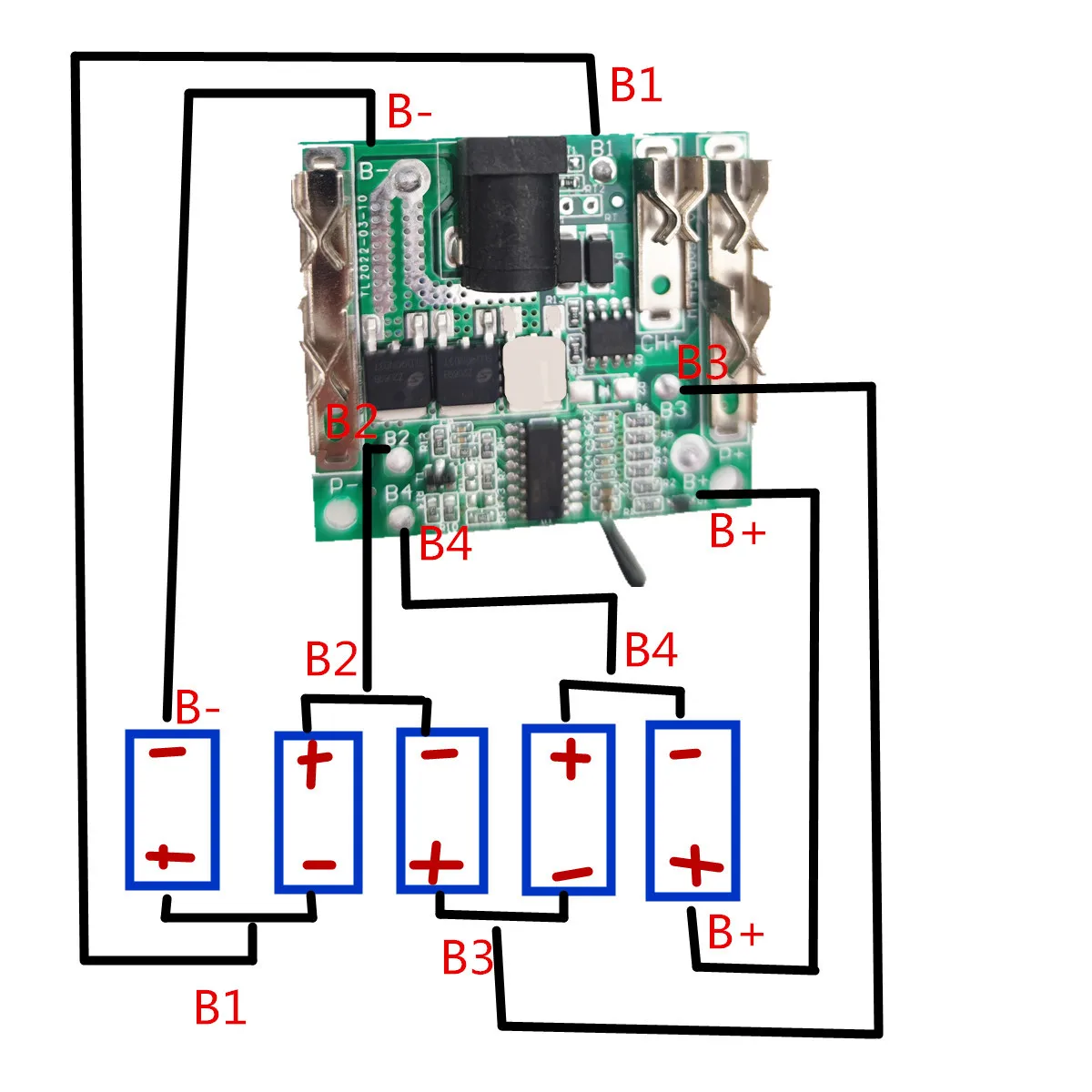 5s Bms do narzędzia 21V litowo-jonowy akumulator litowy 18650 PCBA ręczne akcesoria do wiertarki elektrycznej