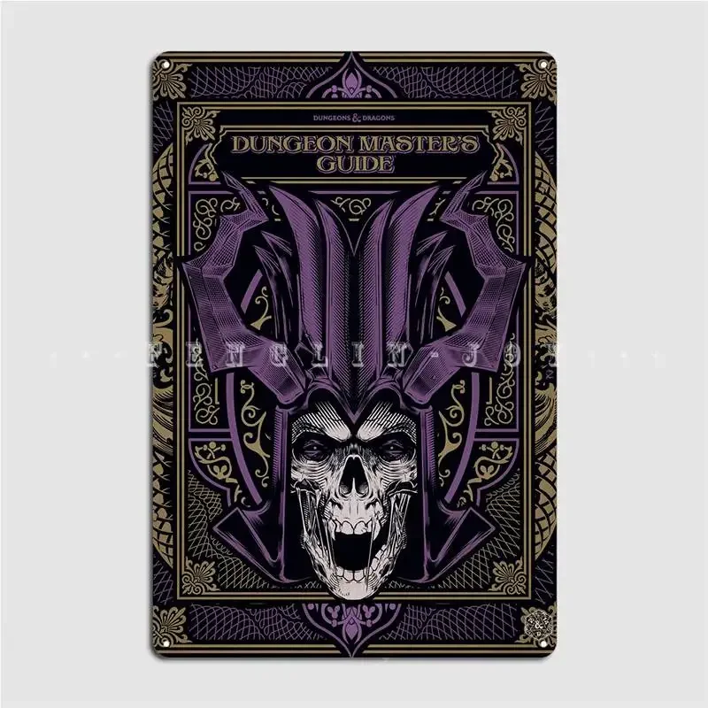 Dungeon Master Guide Metal Sign Wall Decor Cinema Living Room Cave pub Custom Tin sign Poster