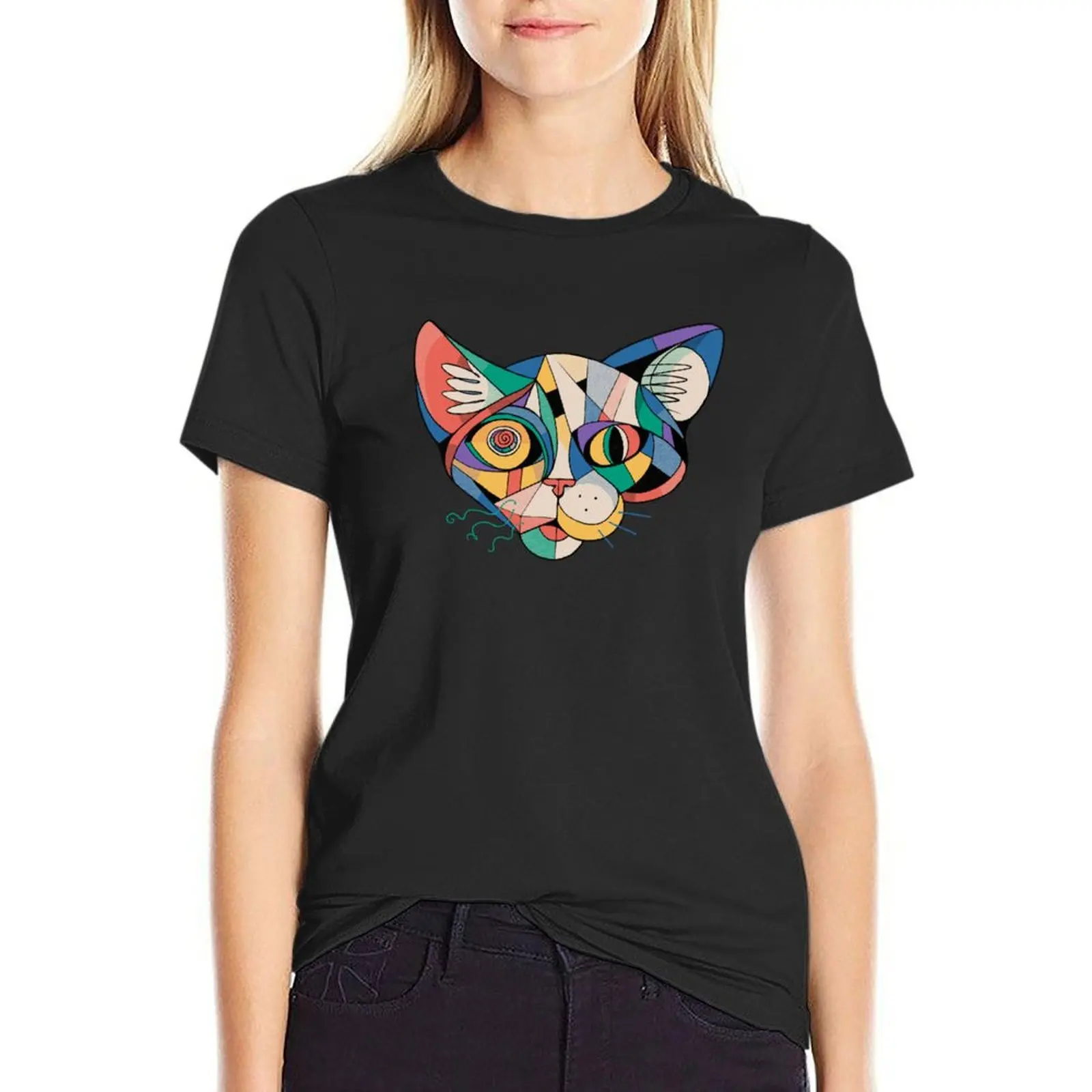 

Meowsterpiece T-shirt anime clothes shirts graphic tees t shirts for Women loose fit