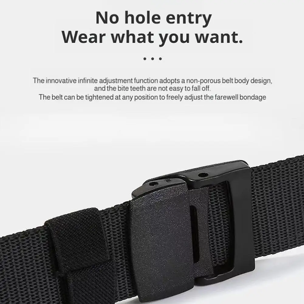 1/2 Stück Nylon-Canvas-Hüftgürtel für Herren, elastischer Gürtel, militärischer taktischer Schnallengürtel zum Wandern im Freien, Stretch-Gürtel mit Schnellverschluss – Detail 16