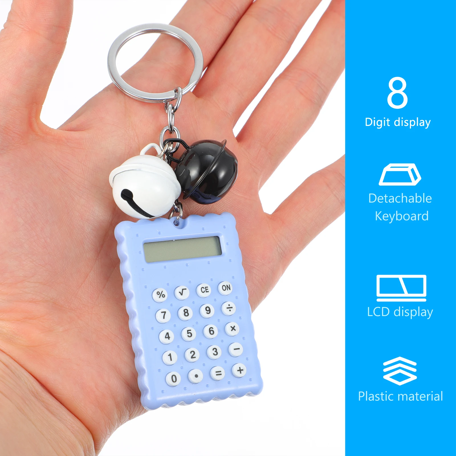 

Mathematical Calculation Tool Mini Calculator Pocket Cute for School Child Green