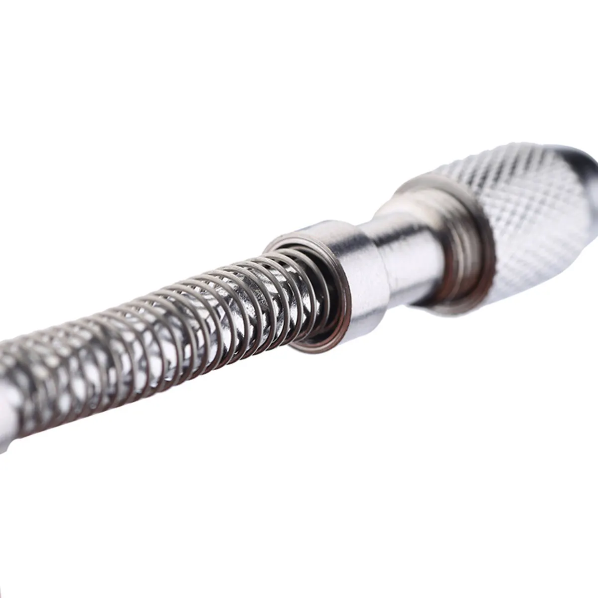 Semi-Automatic Pin Vise Hand Drill 0.2-2Mm Clamping Range Self-Driven Turbine Precision Rotary Tool for Jewelry Beading Wood