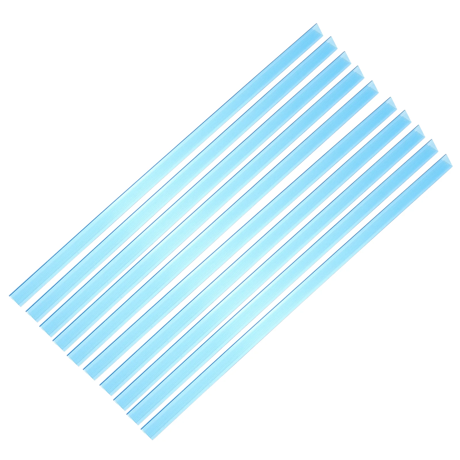 10 قطع من أغطية تقرير مشبك قضيب شفاف مقاس A4 مع شريط منزلق ومشابك شفافة