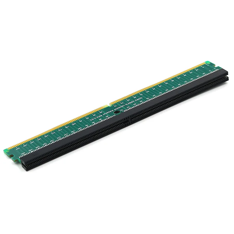 อะแดปเตอร์ DDR5 288Pin U-DIMM ไรเซอร์บอร์ดขยายสายอะแดปเตอร์ DDR5 288Pin Udimm สำหรับคอมพิวเตอร์ตั้งโต๊ะ