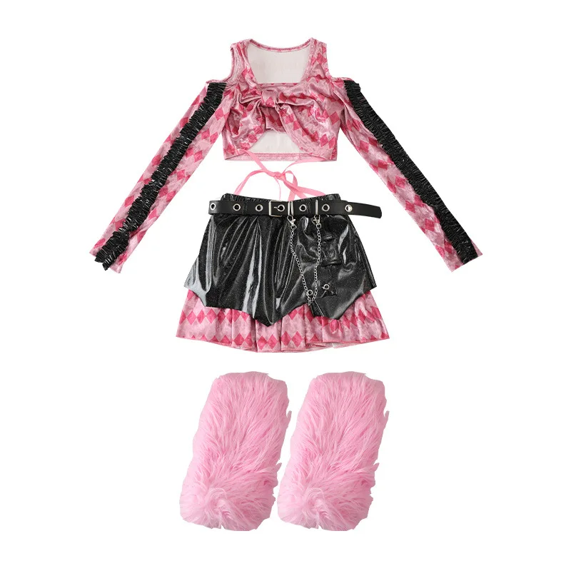 Children's Jazz Dance, Street Dance Costumes, Color Coded Dopamine Dance, Children's Runway Fashion Performance Costumes