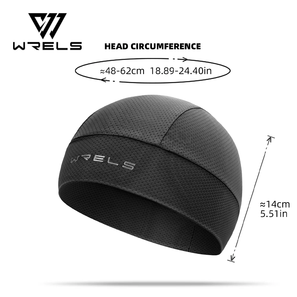 WRELS Quick-drying Sunscreen Cycling Beanie Bicycle Motorcycle Sweat-absorbing Breathable Liner Floppy Hat for Women and Men