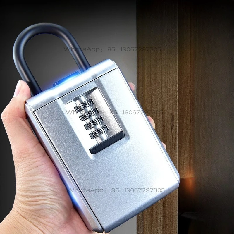 

Password Key Box, Door Homestay Construction Site Decoration, No Punching, Wall Hanging Key Large