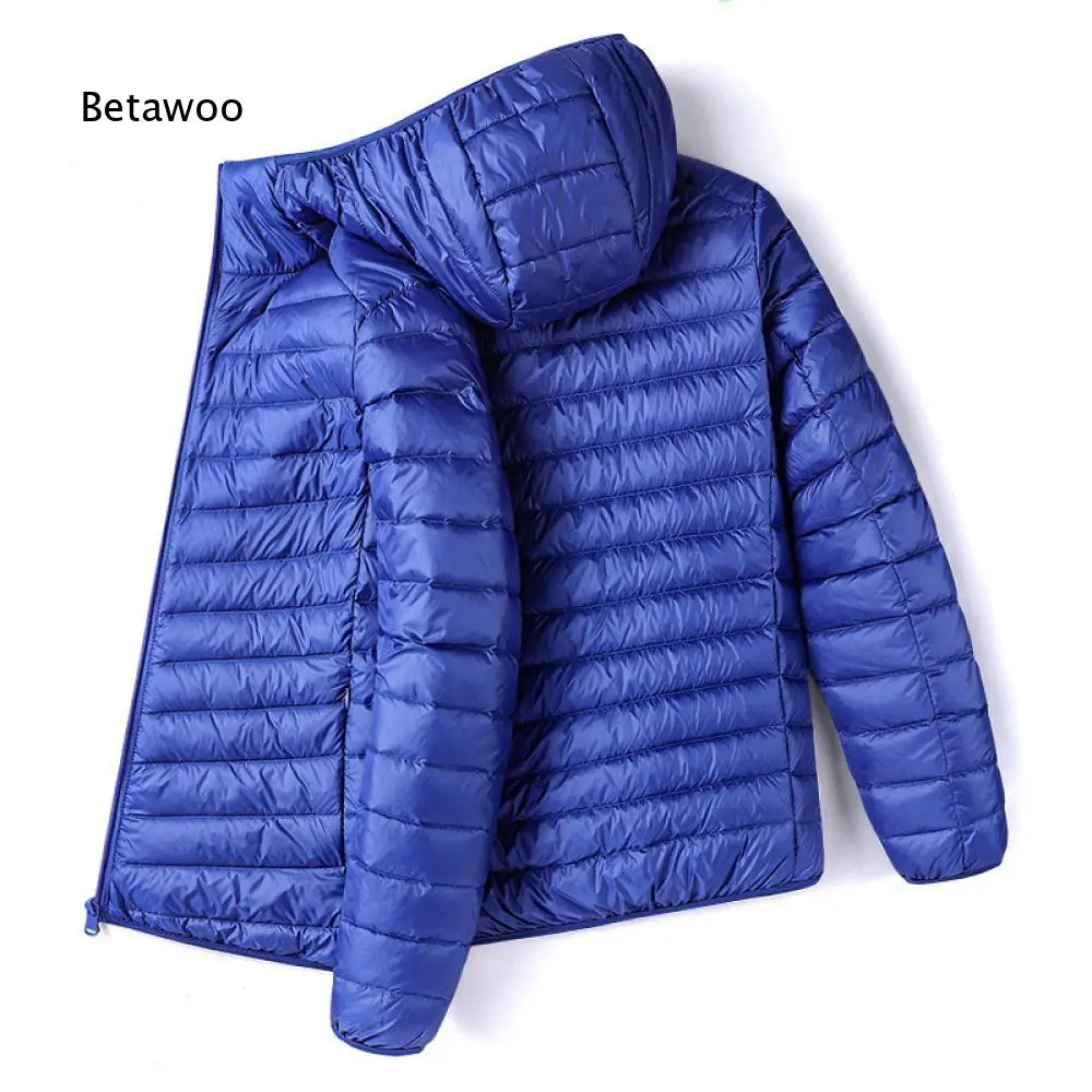 Mens Warm Packable Outerwear Light Cotton Padded Jacket With Removable Hood For Daily Commute And Short Outdoor Trips