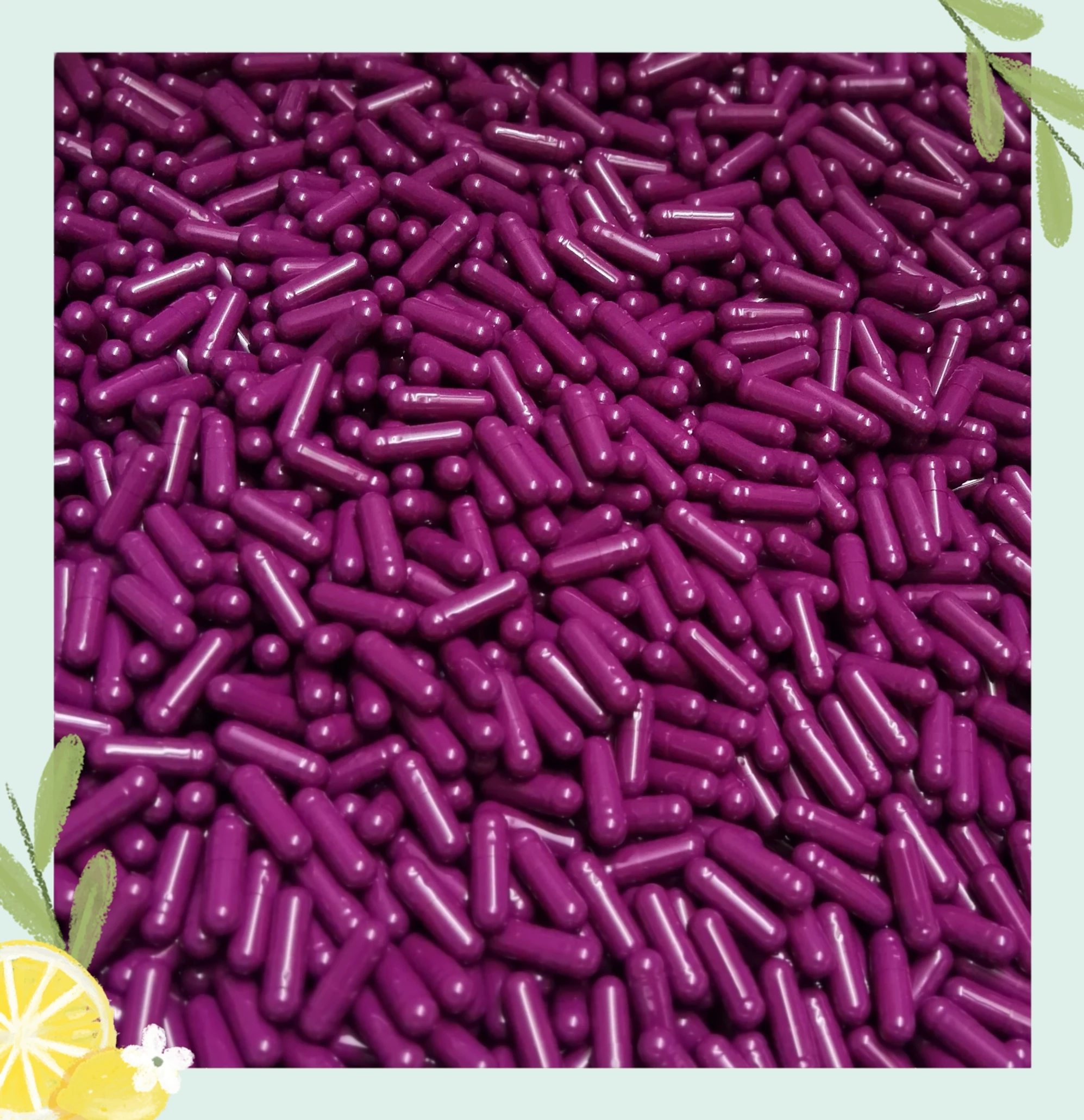 4# 1000PCS Empty Capsule!Colored Hollow Capsule,Size 4 Gelatin Empty Medical Capsule Packing,Case for Powder,Granule ,Pallet