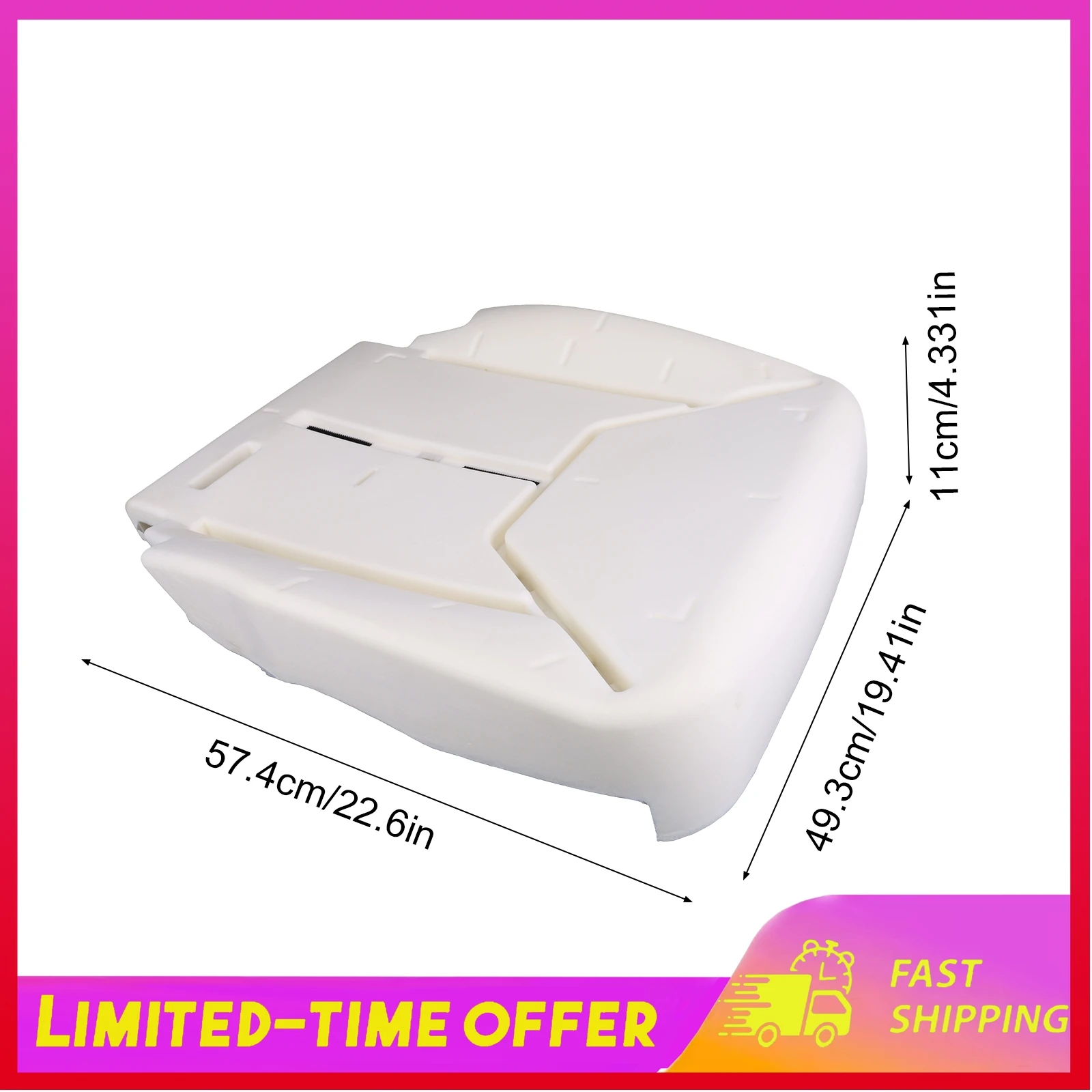 

Front Driver Side Bottom Seat Foam Cushion Pad Insert Compatible for Wrangler 2013-2017 Automobiles Parts Accessories