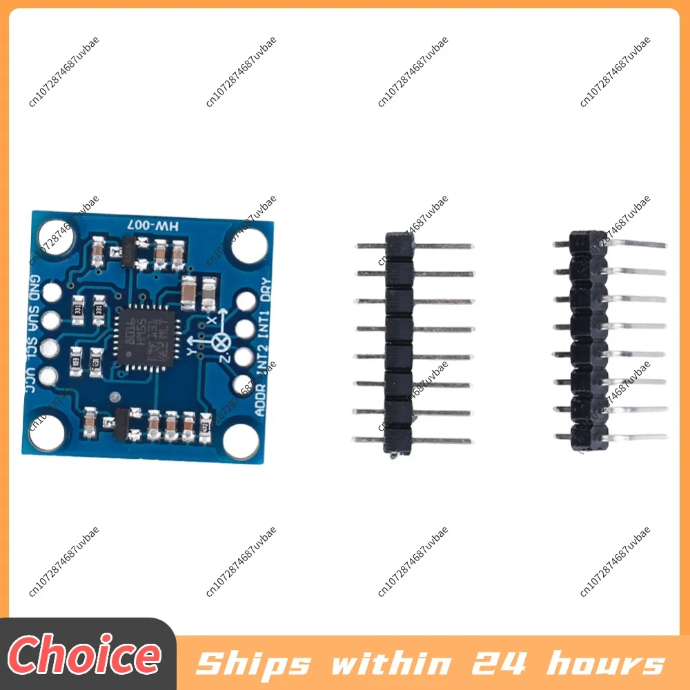 1/5/10pcs GY-51 LSM303DLH Electronic Compass Acceleration Module 3 Axis Magnetic Field IIC I2C Interface Compatible for Arduino