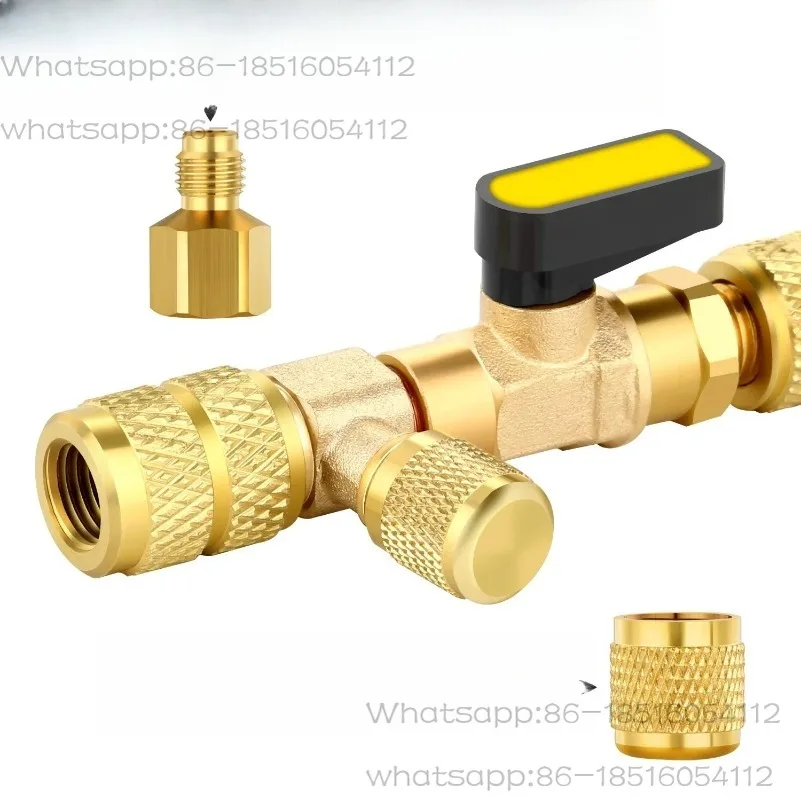 Теплообменник R410A R22, совместимый со стандартами SAE 1/4 и 5/16, подходит для систем HVAC R404A R407C R134A R12 R32