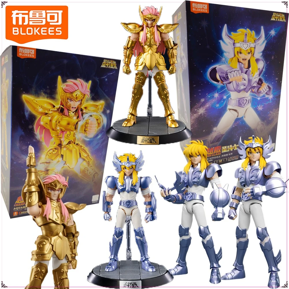 

BLOKEES Genuine Saint Seiya Champion Class Series Action Figures Cartoon Characters Fashion Trend Model Exquisite Toys Fun Gifts