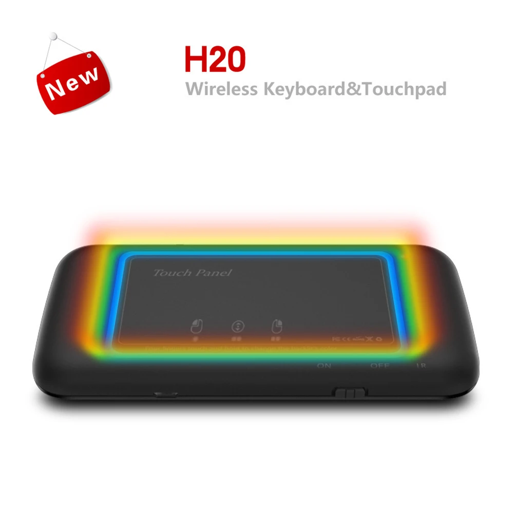 

2,4 ГГц Air Mouse Беспроводная клавиатура ИК-пульт дистанционного управления Air Mouse Подсветка клавиатуры Регулируемая яркость для Smart TV Box