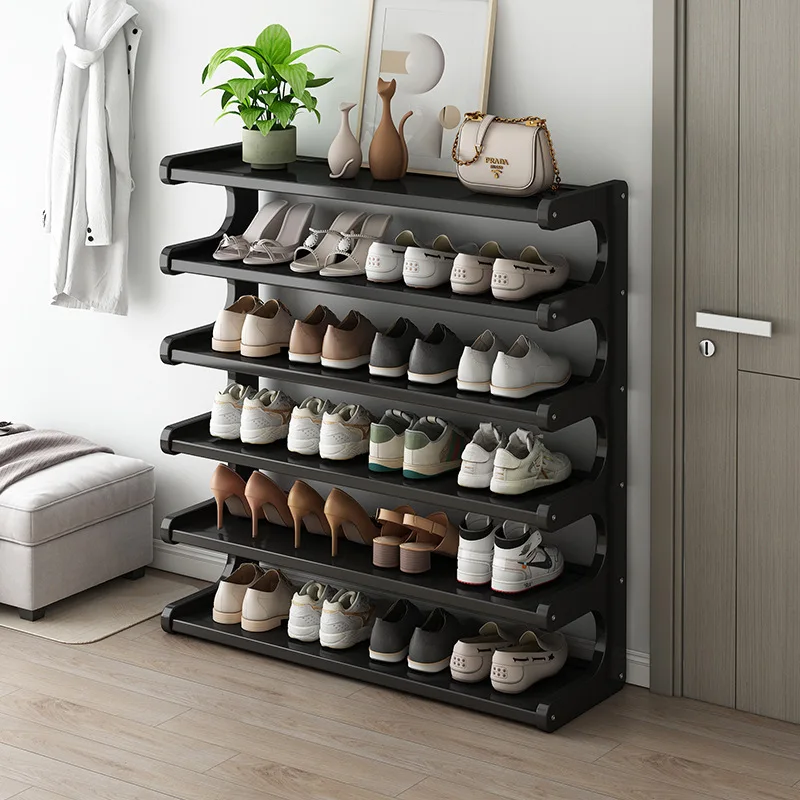 

# Modern Simple Non-Folding Floor-Standing New Chinese-Style Home Storage Wooden Multi-Tier Shoe Rack Organizer^