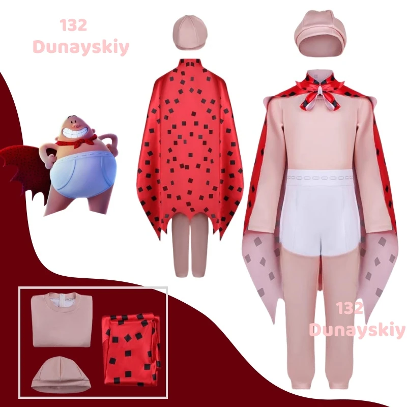 

Капитанские трусы, накидка супергероя, плащ высокого качества, карнавальный костюм для Хэллоуина, аниме, вечерние сувениры, Рождество