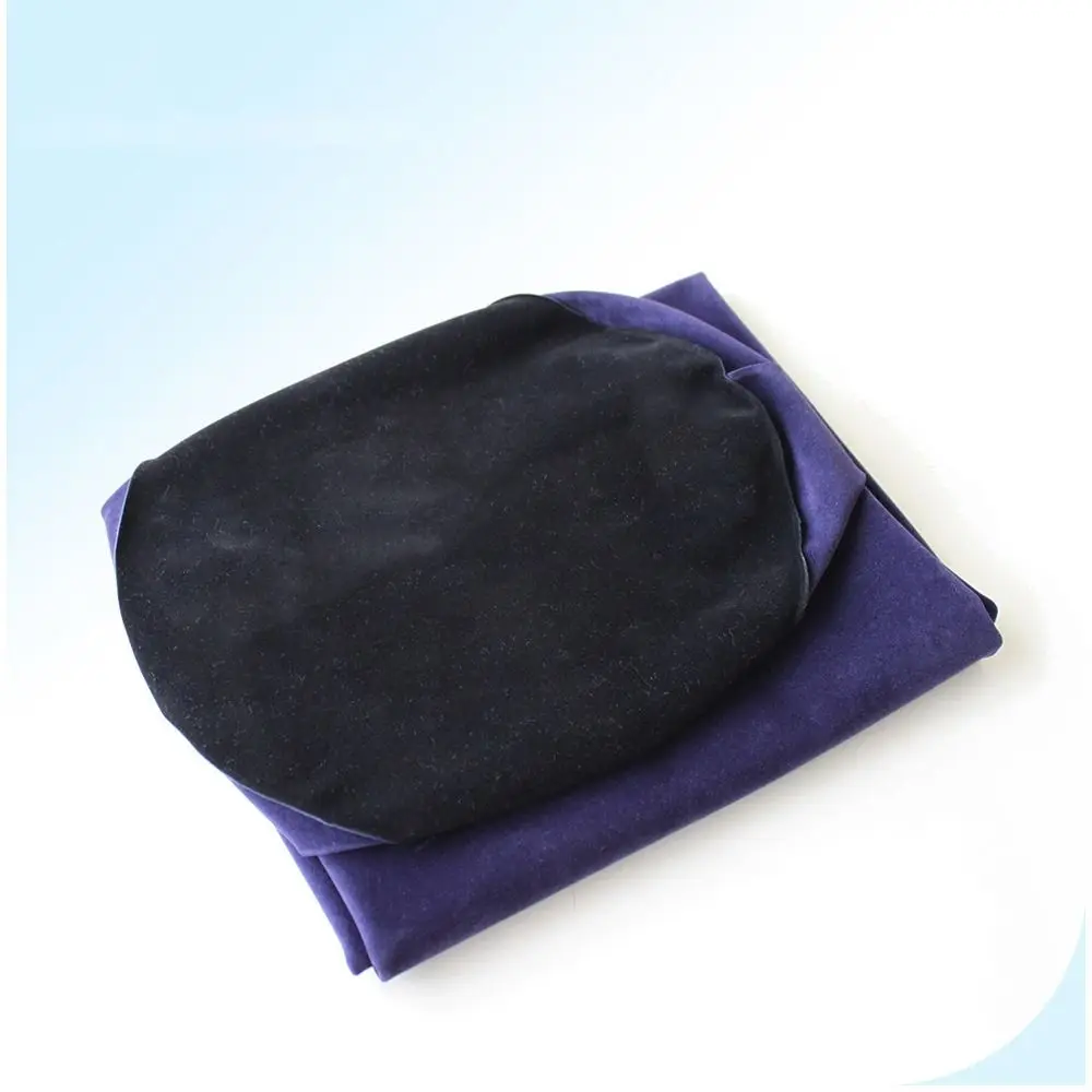 Couples Gifts PVC Flocking Silicone Pillow Blue+Black Inflatable Magic Cushion Cylinder Soft Relax Cushion Home