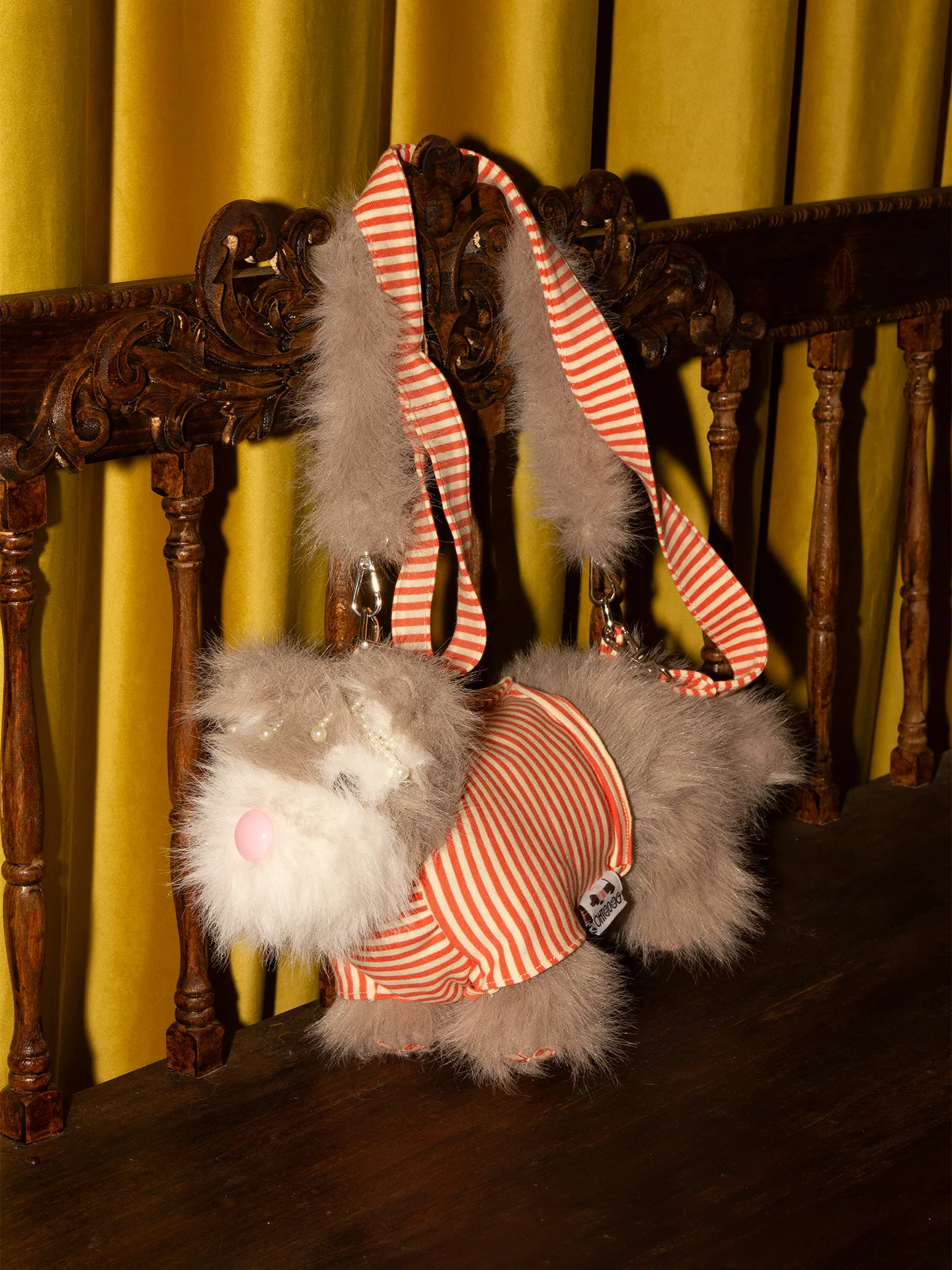 

OHTODOG Plu Dog Doll oulder Bag Crossbody Bag Girl Design Cute Bag Single oulder Bag Samoyed Dog Toy ex Bag