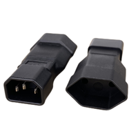 IEC320 C14 TO Switzerland IEC 320 C14 to European Switzerland socket Swiss 3Pin male to Female Power Adapter Rated 10A